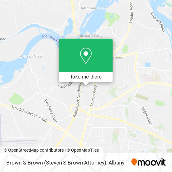 Mapa de Brown & Brown (Steven S Brown Attorney)