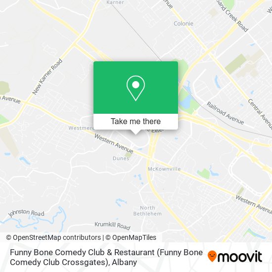 Mapa de Funny Bone Comedy Club & Restaurant