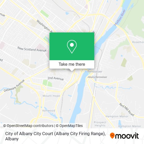 City of Albany City Court (Albany City Firing Range) map
