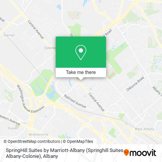 SpringHill Suites by Marriott-Albany (Springhill Suites Albany-Colonie) map