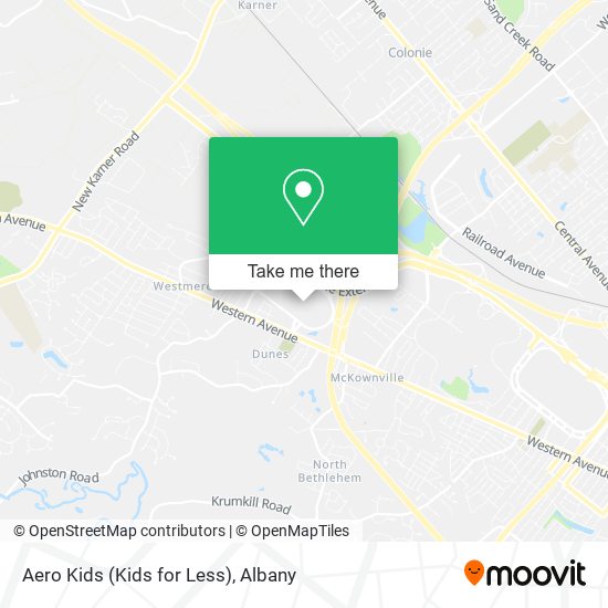 Mapa de Aero Kids (Kids for Less)