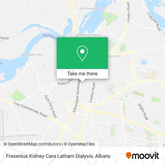 Fresenius Kidney Care Latham Dialysis map