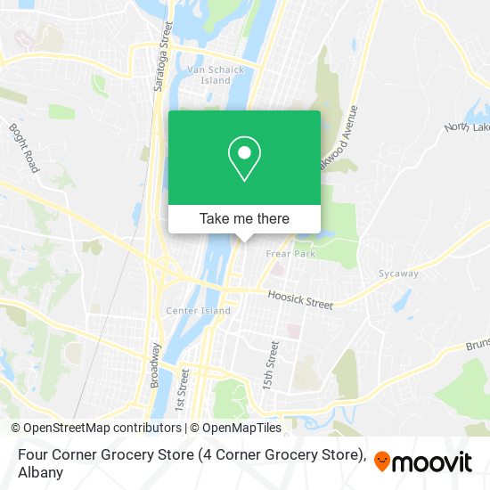 Four Corner Grocery Store map