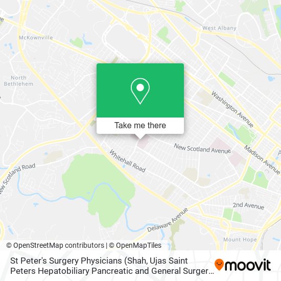 St Peter's Surgery Physicians map