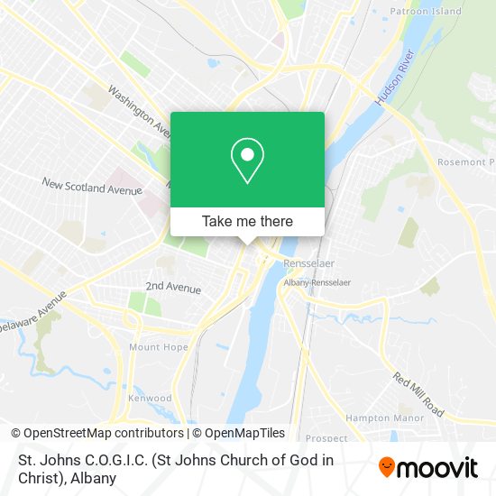 Mapa de St. Johns C.O.G.I.C. (St Johns Church of God in Christ)