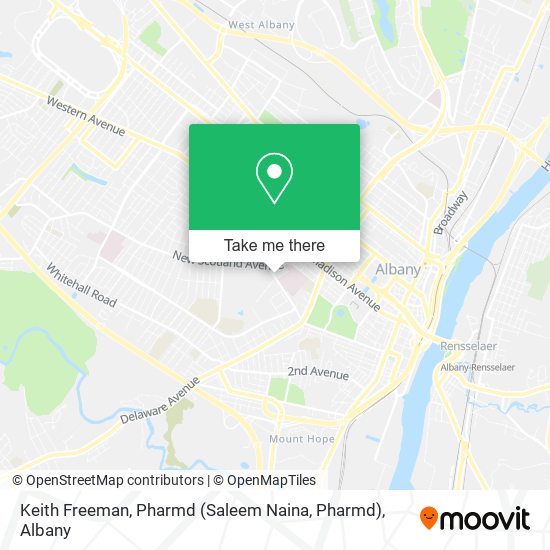 Mapa de Keith Freeman, Pharmd (Saleem Naina, Pharmd)