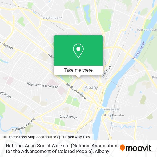 National Assn-Social Workers (National Association for the Advancement of Colored People) map