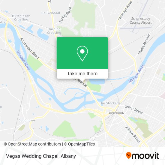 Vegas Wedding Chapel map