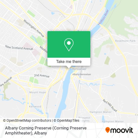 Mapa de Albany Corning Preserve (Corning Preserve Amphitheater)