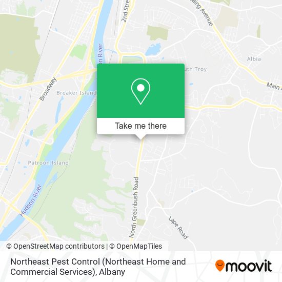 Mapa de Northeast Pest Control (Northeast Home and Commercial Services)