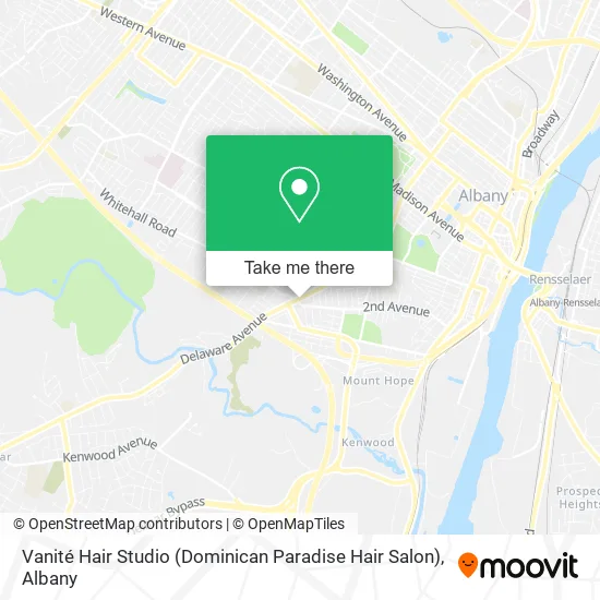 Mapa de Vanité Hair Studio (Dominican Paradise Hair Salon)