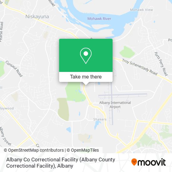 Albany Co Correctional Facility map