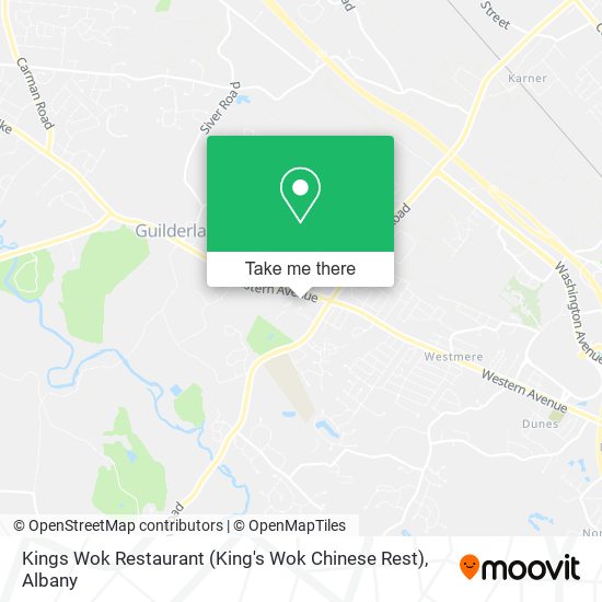 Mapa de Kings Wok Restaurant (King's Wok Chinese Rest)