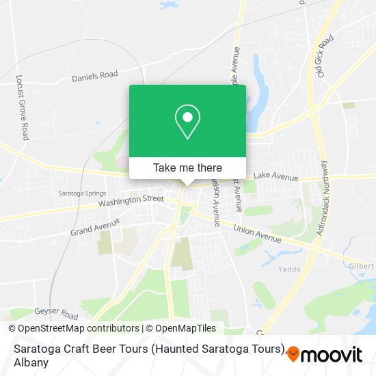 Saratoga Craft Beer Tours (Haunted Saratoga Tours) map