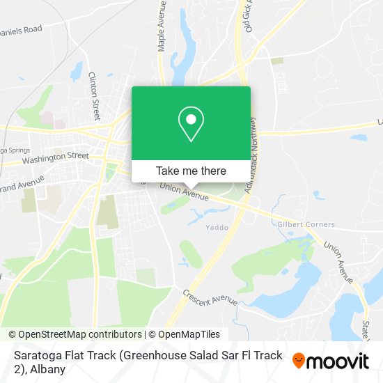 Saratoga Flat Track (Greenhouse Salad Sar Fl Track 2) map