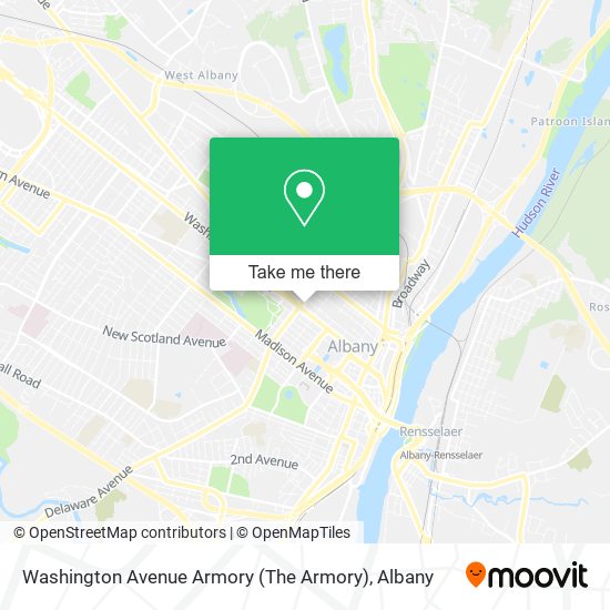 Washington Avenue Armory (The Armory) map