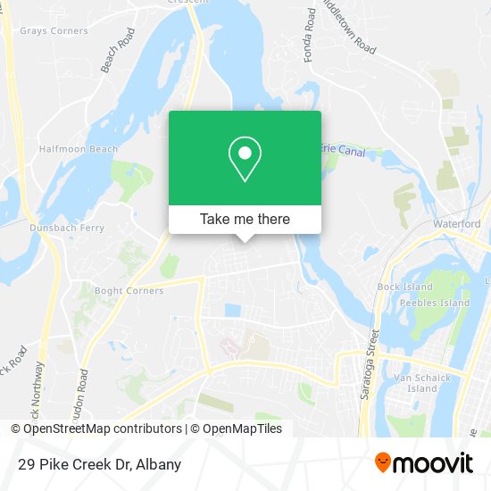 Mapa de 29 Pike Creek Dr