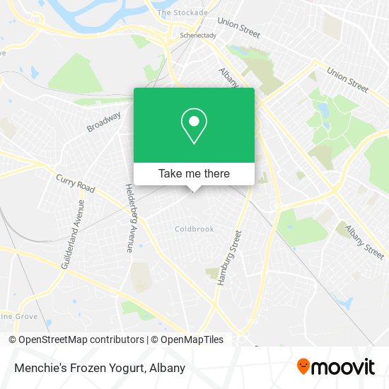 Menchie's Frozen Yogurt map