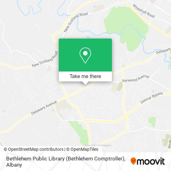 Mapa de Bethlehem Public Library (Bethlehem Comptroller)