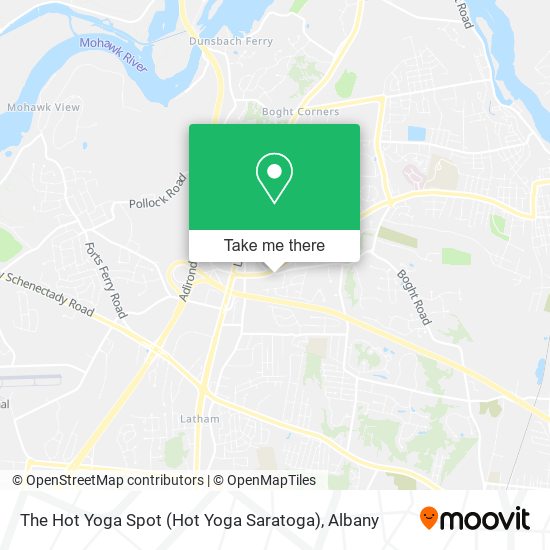 Mapa de The Hot Yoga Spot (Hot Yoga Saratoga)