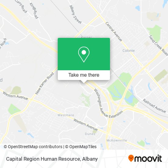 Capital Region Human Resource map