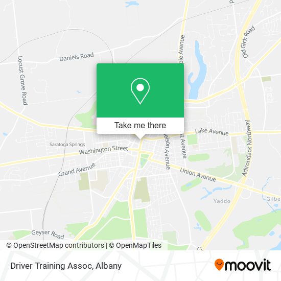 Driver Training Assoc map