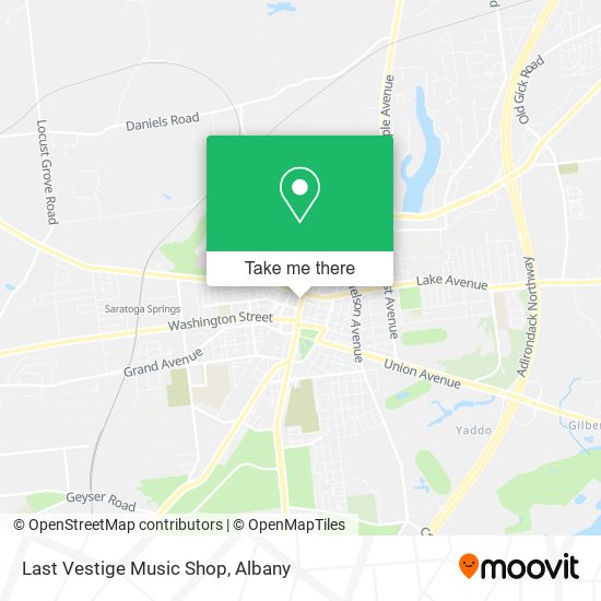 Last Vestige Music Shop map