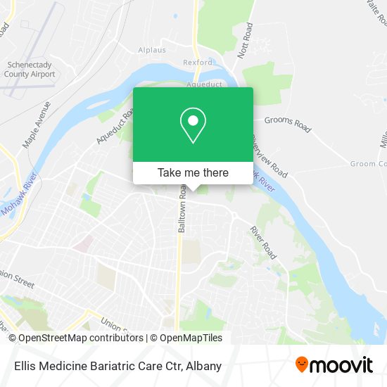 Mapa de Ellis Medicine Bariatric Care Ctr