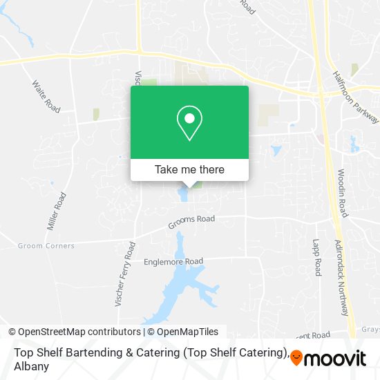 Top Shelf Bartending & Catering map