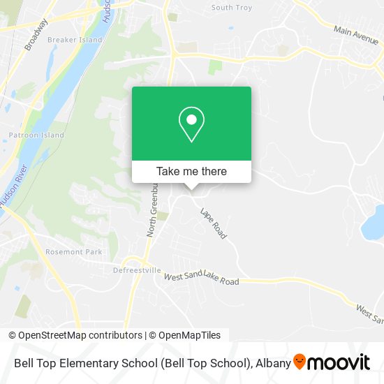 Bell Top Elementary School map