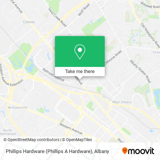 Mapa de Phillips Hardware (Phillips A Hardware)