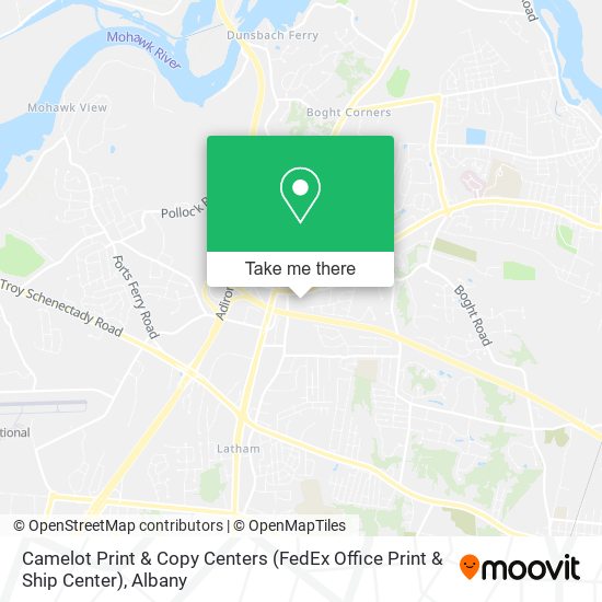 Mapa de Camelot Print & Copy Centers (FedEx Office Print & Ship Center)