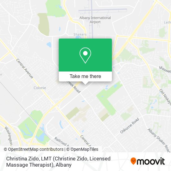 Christina Zido, LMT (Christine Zido, Licensed Massage Therapist) map