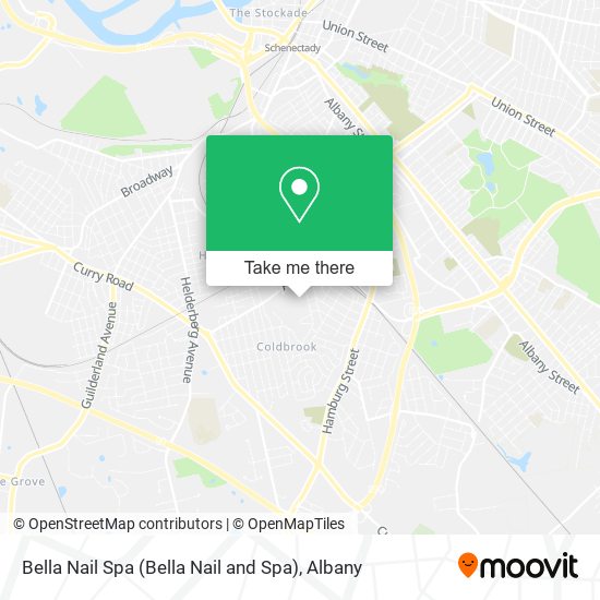Bella Nail Spa map