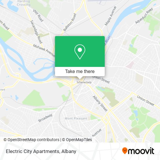 Electric City Apartments map