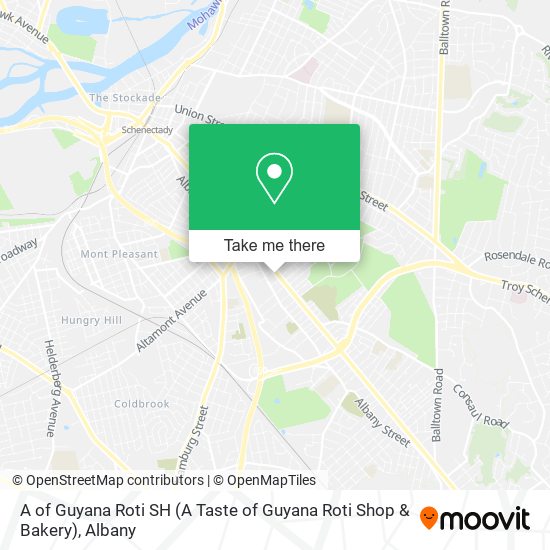 A of Guyana Roti SH (A Taste of Guyana Roti Shop & Bakery) map