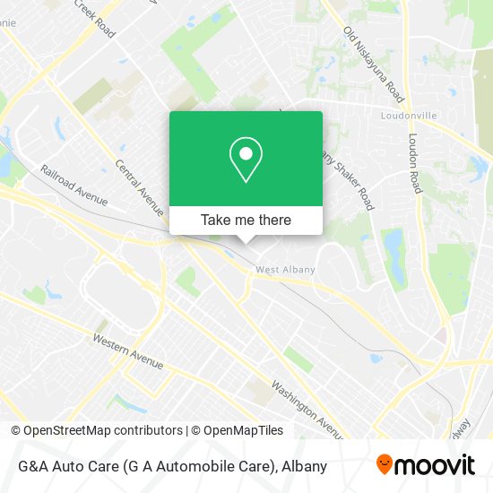 G&A Auto Care map