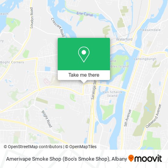 Mapa de Amerivape Smoke Shop (Boo's Smoke Shop)