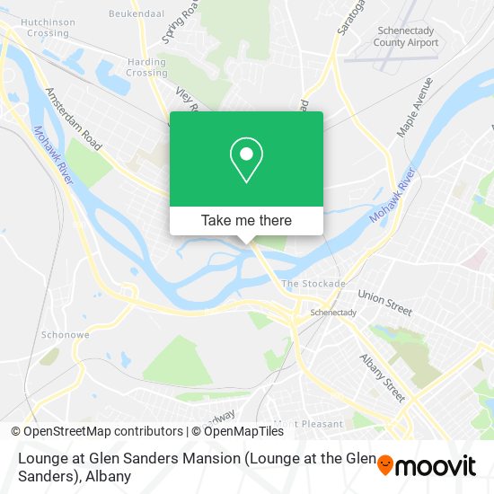 Mapa de Lounge at Glen Sanders Mansion