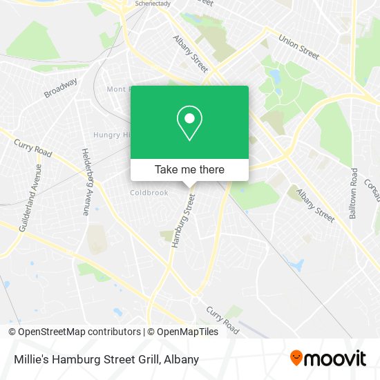 Mapa de Millie's Hamburg Street Grill