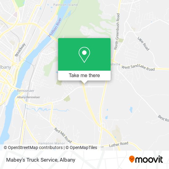 Mapa de Mabey's Truck Service