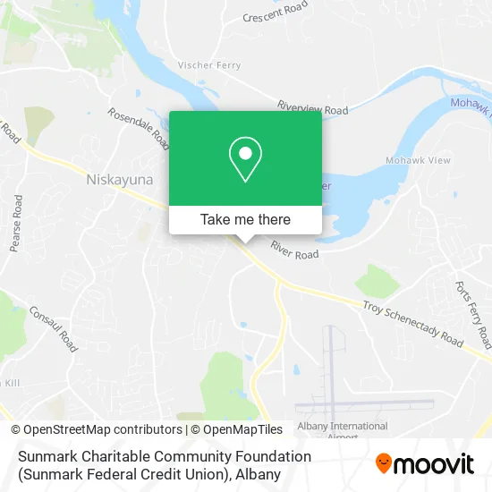 Sunmark Charitable Community Foundation (Sunmark Federal Credit Union) map