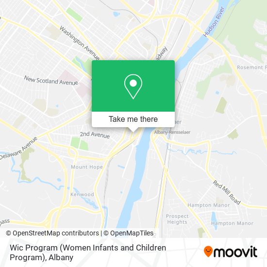 Mapa de Wic Program (Women Infants and Children Program)