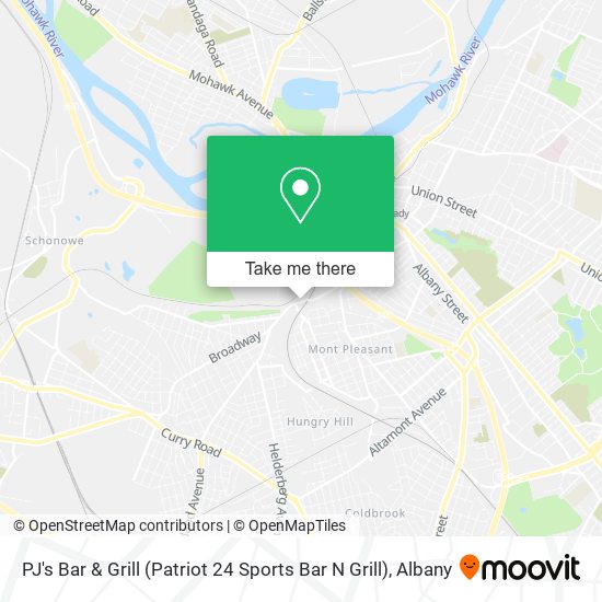 Mapa de PJ's Bar & Grill (Patriot 24 Sports Bar N Grill)