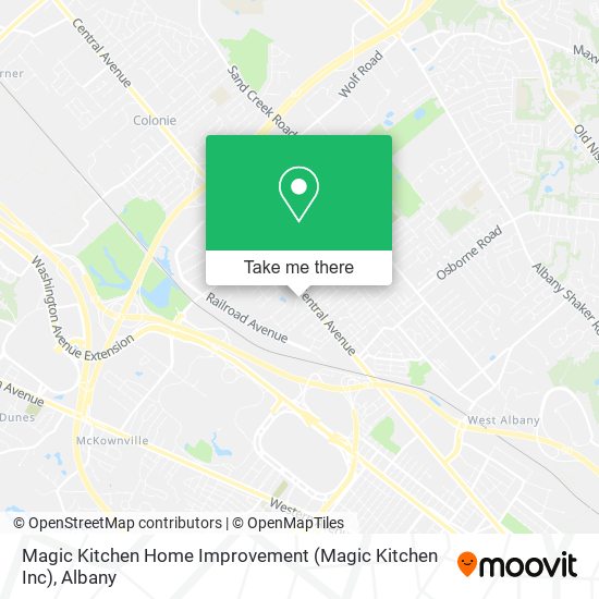 Mapa de Magic Kitchen Home Improvement (Magic Kitchen Inc)