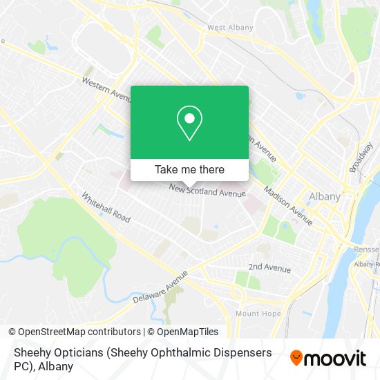 Mapa de Sheehy Opticians (Sheehy Ophthalmic Dispensers PC)