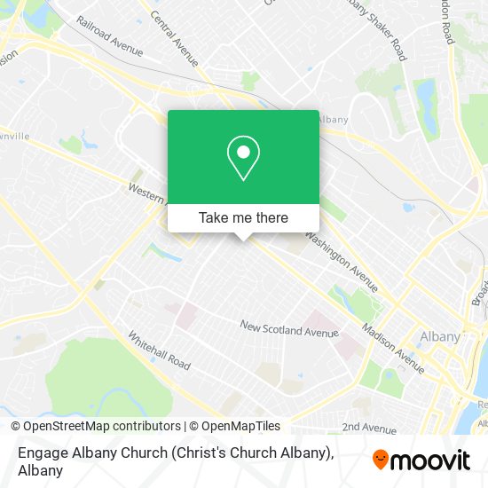 Mapa de Engage Albany Church (Christ's Church Albany)