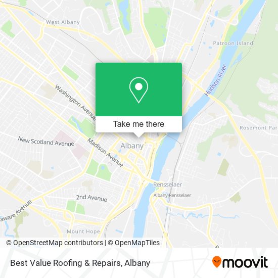 Best Value Roofing & Repairs map