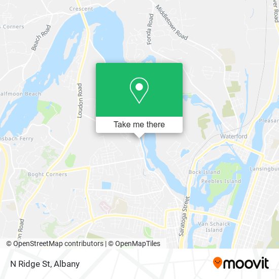 Mapa de N Ridge St