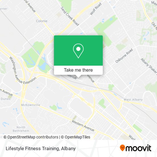 Mapa de Lifestyle Fitness Training